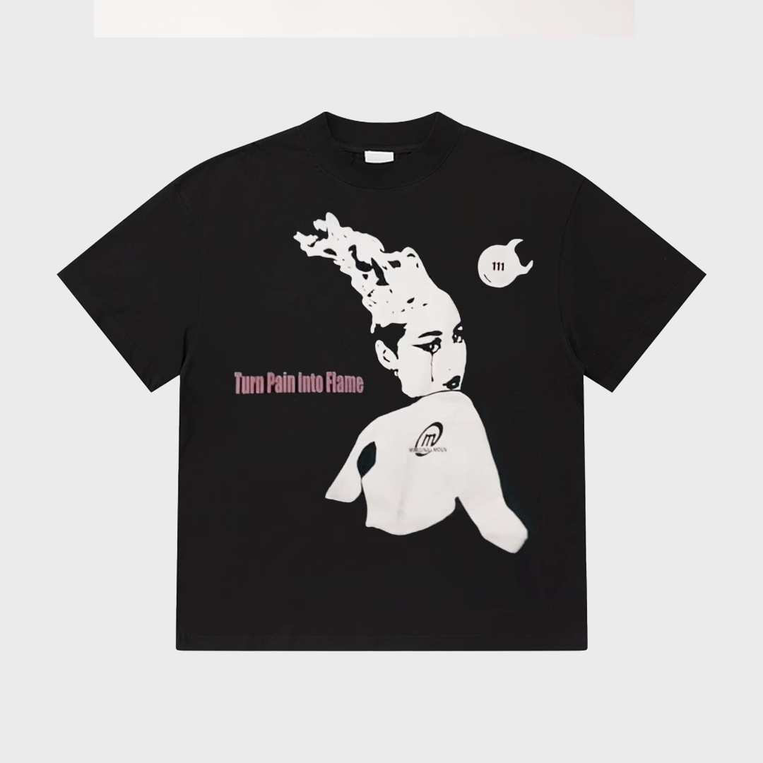 T SHIRT - TURN PAIN INTO FLAME