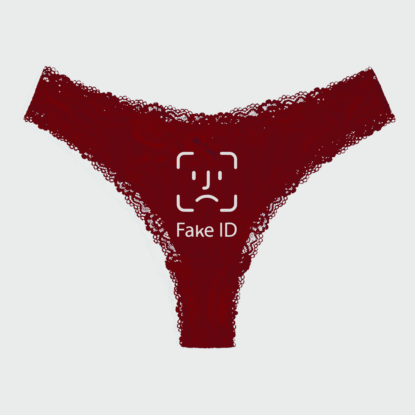 FAKE ID RED PANTIES