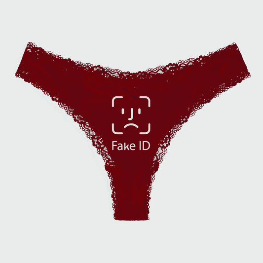 FAKE ID RED PANTIES