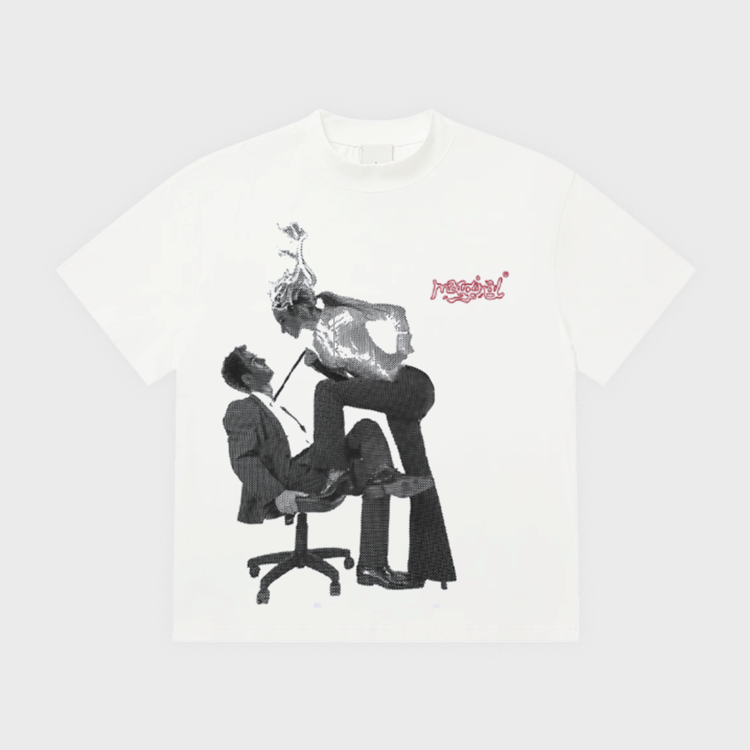 T-SHIRT HERarchy Blanc