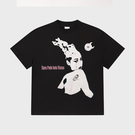 T SHIRT - TURN PAIN INTO FLAME