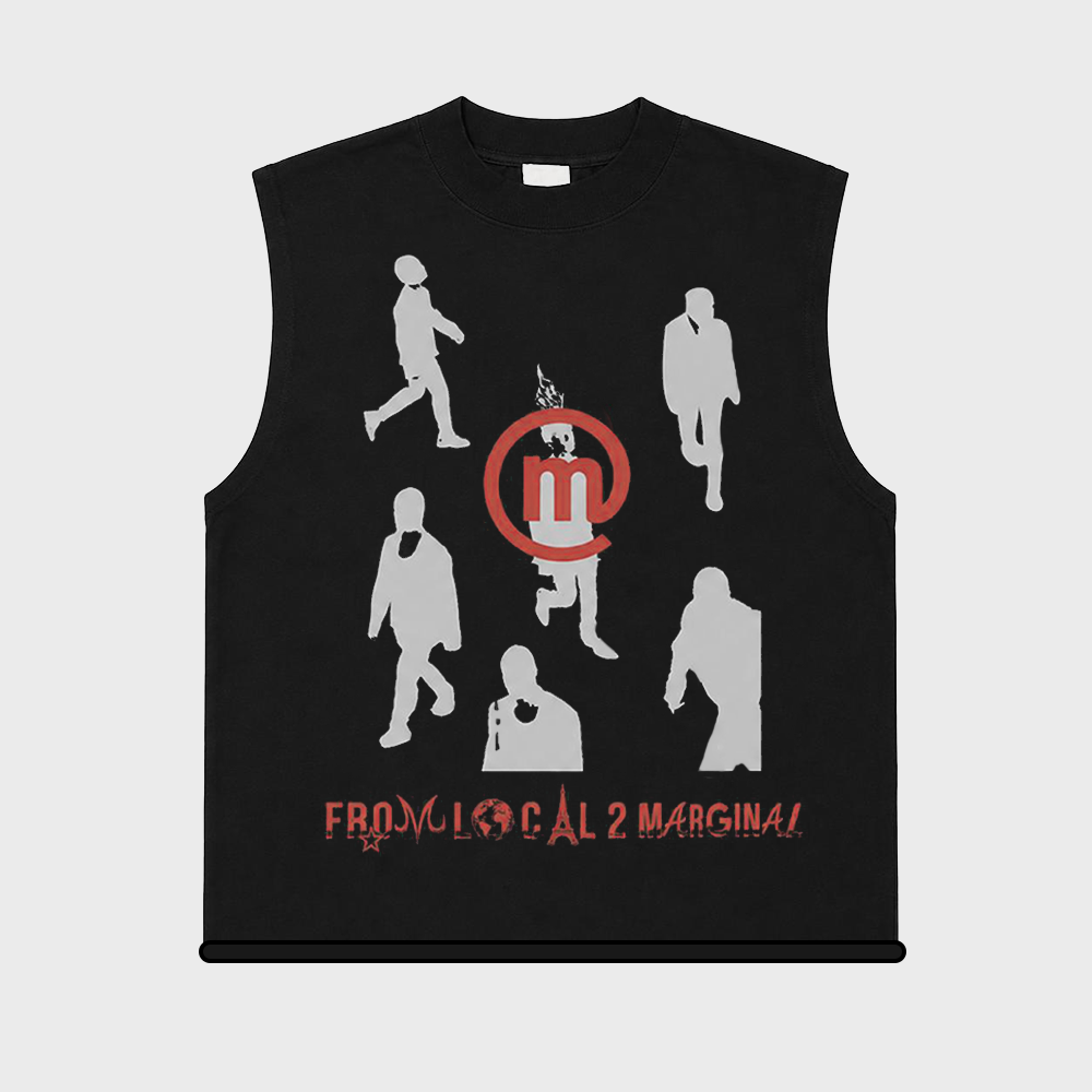 T-SHIRT SANS MANCHE x From Local To Global
